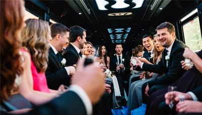 Stretch limousine for prom night celebrations