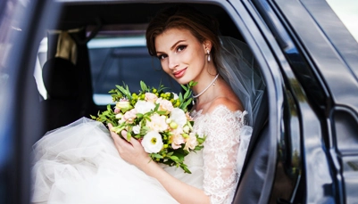 Wedding limo